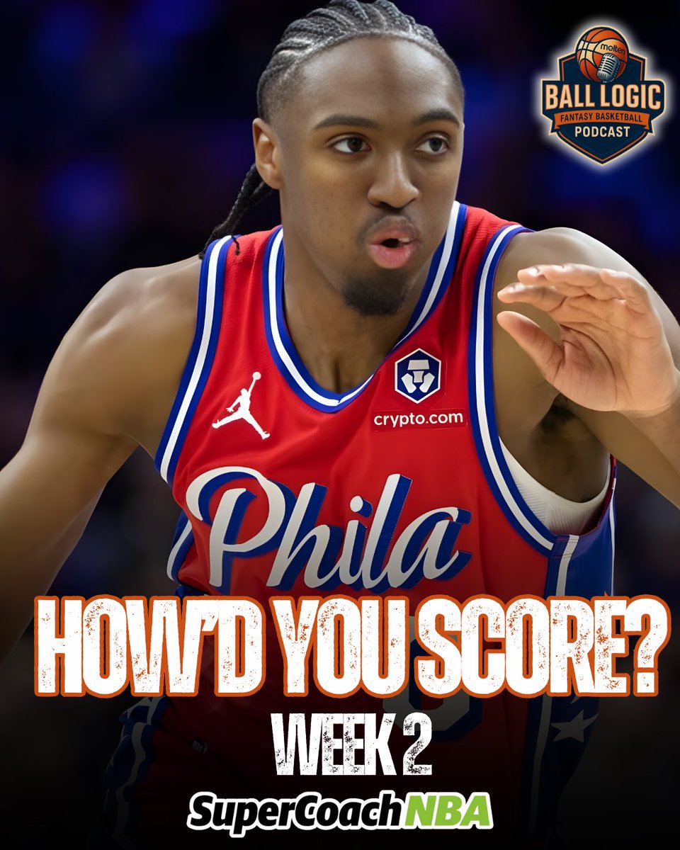 BrainTalksBall's tweet image. Week 2 is behind us - Plenty of mixed results as some POD’s go large! How’d you finish up?

@BallLogicNBA @InsightFSports 

#NBA #NBASupercoach #SupercoachNBA #Supercoach #BallLogicNBA