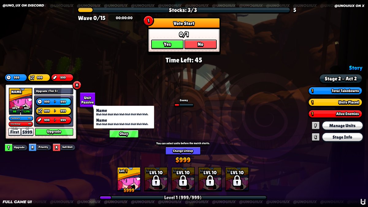 unouiux's tweet image. full game TD UI for a client
→ @ uno_ux on discord

#Roblox #RobloxDev #RobloxUI