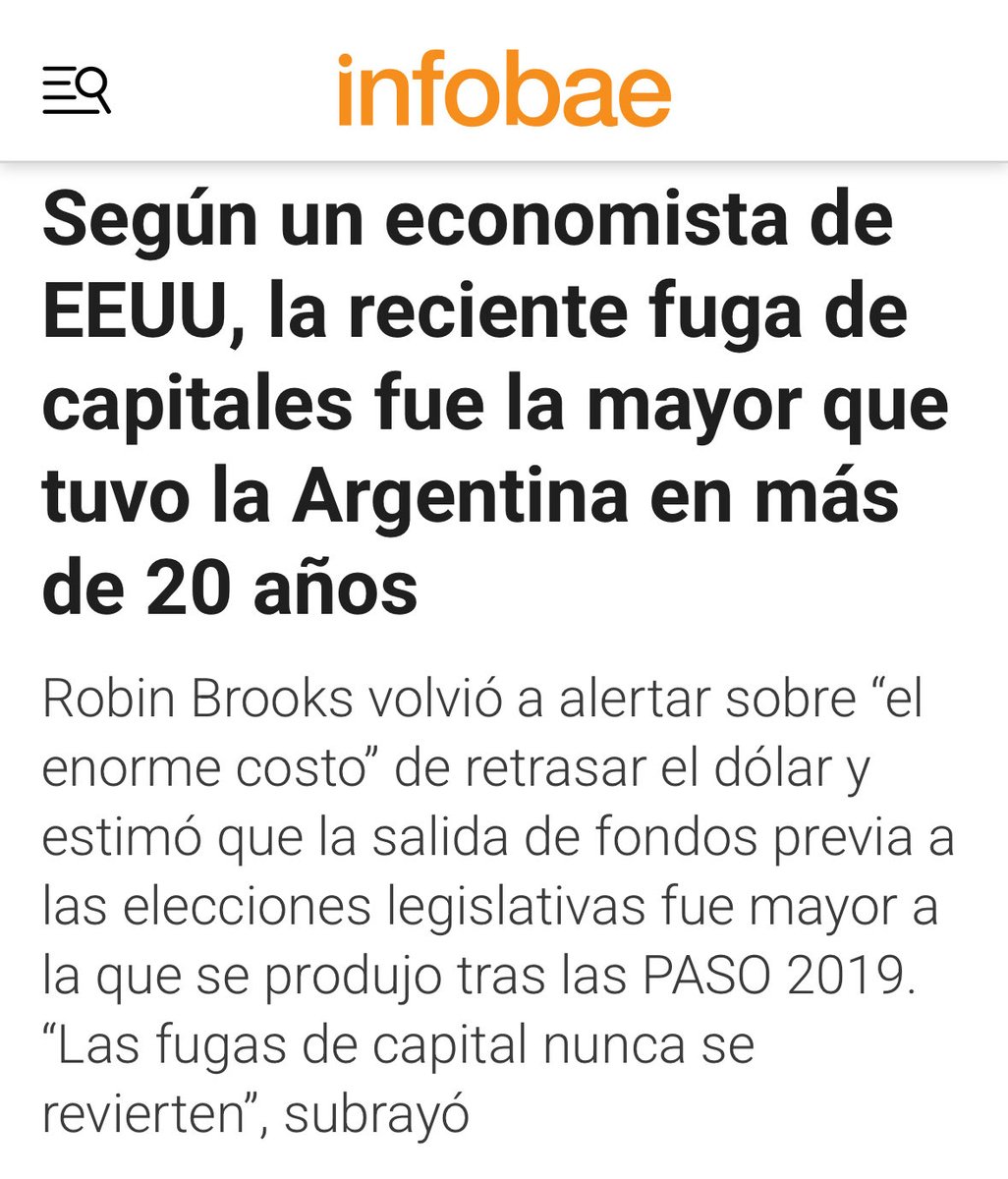 TOTO CAPUTO SE SUPERA A SÍ MISMO

Ahora, logró "la mayor fuga de capitales que tuvo la Argentina en más de 20 años". A eso venía. Cumplió.