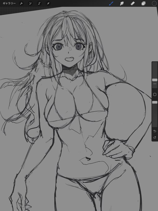 過去の数々のラフ…。 