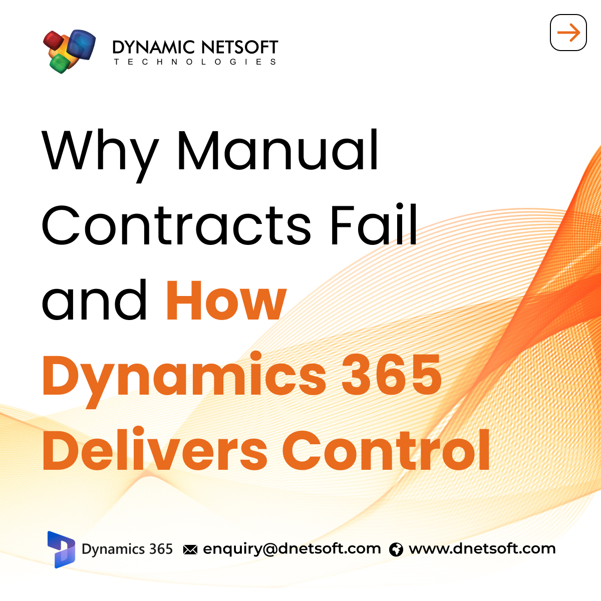 dynamicnet_soft's tweet image. Manual contracts = lost time, missed deadlines &amp;amp; disputes.

Switch to #Dynamics365 for:
✅ Centralized control
⚙️ Automated workflows
💰 Real-time cost tracking
Contract control made simple.
Let’s talk 👉 dnetsoft.com/contract-manag…

#ERP #ContractManagement  #MicrosoftDynamics