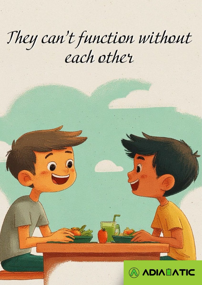 Adiabatic_IN's tweet image. &quot;Just like best friends, lithium-ion batteries can’t function without each other ⚡🤝
Because chemistry is what keeps the connection strong! 🔋💚
#BestFriends #BatteryLife #LithiumIon #EnergyTogether #Adiabatic #GreenTech #PowerDuo #SustainableEnergy #Innovation #CleanEnergy