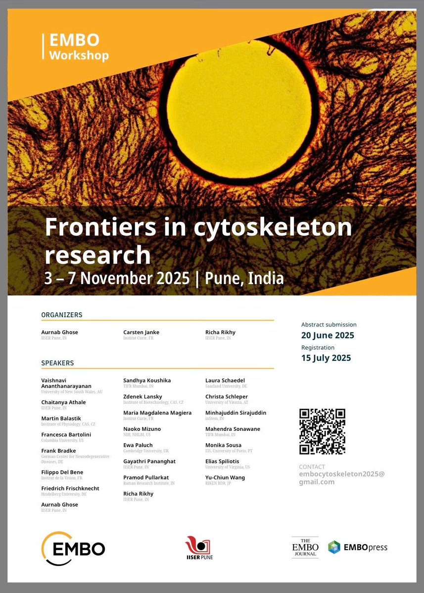 AdhesionLab's tweet image. An introduction to the EMBO cytoskeleton meeting at @iiserpune and also the kit bag for the same by students as we kick the meeting off today. Looking forward to the same.