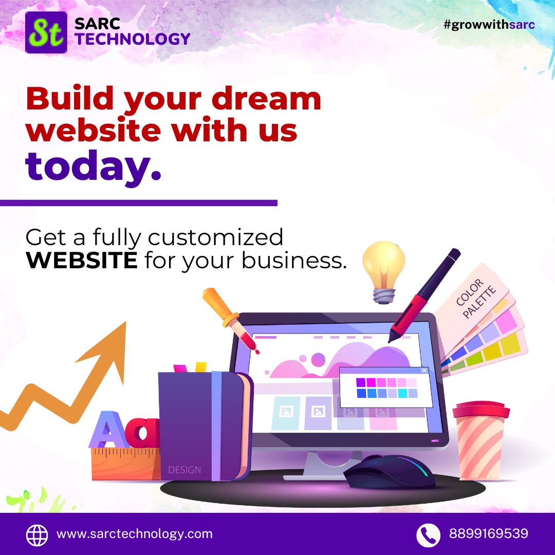 sarcTechnology's tweet image. Build your dream website with SARC Technology today!
#WebsiteDesign #WebDevelopment #DigitalMarketing #WebDesignCompany #DehradunBusiness #BestWebDevelopmentCompany #CustomWebsite #BusinessGrowth #SarcTechnology #growwithsarc