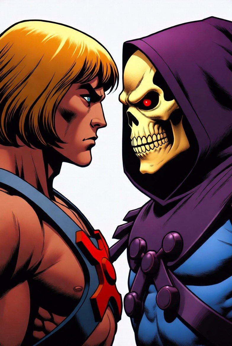 IPRealities's tweet image. 1980s kids. Prepare to have your mind blown 🤯 

Skeletor isn’t He-Man’s uncle.
He’s He-Man after 1,000 years of failure.

1️⃣ Same Power of Grayskull—Havoc is just corrupted Greyskull energy.

2️⃣ “The Problem with Power” broke He-Man; dark timeline = Skeletor.

3️⃣ Bootstrap…