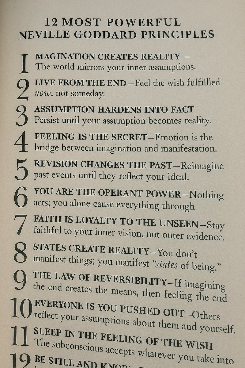 Study the 12 principles daily.