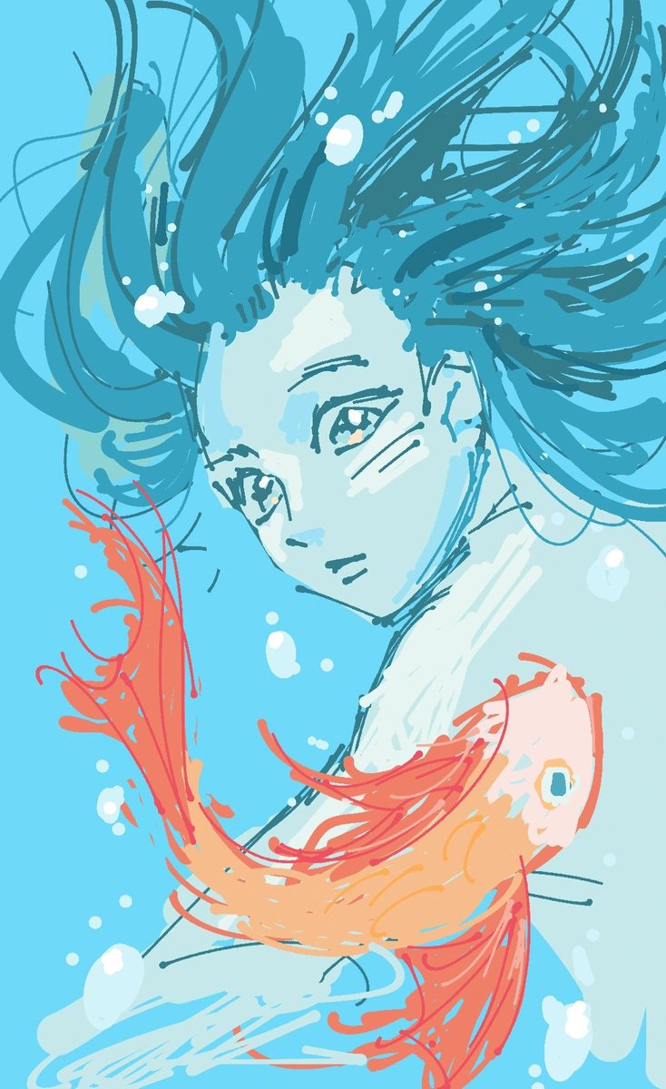 You make me feel underwater 🐟🌊
Instagram story doodle