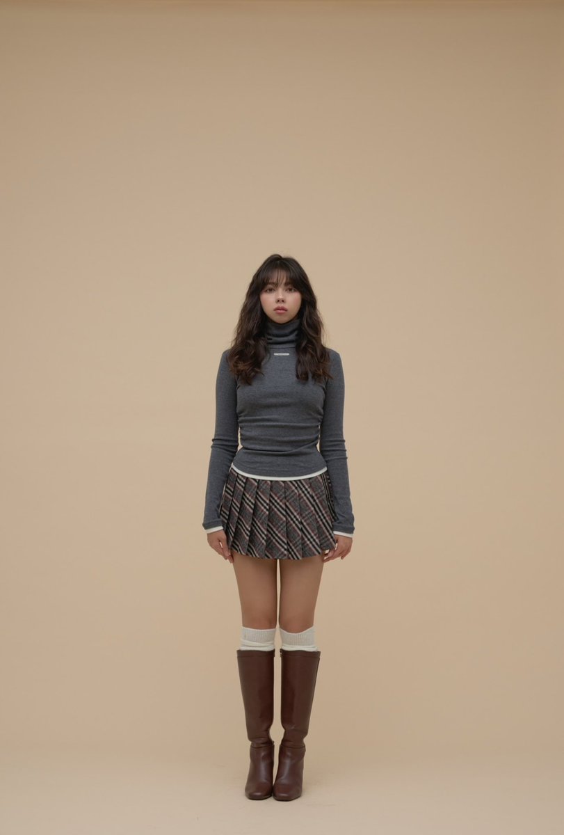 トップス Ava layered tops gray andmary ANDMARY】Ava layered tops