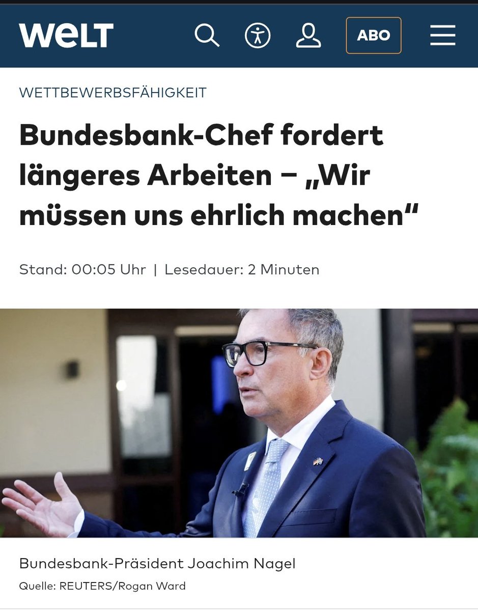 Ich mach mich mal ehrlich 

Solange Politiker Geld in die Welt verschenken und Migranten im Bürgergeld vollversorgt werden kannst du mich mal