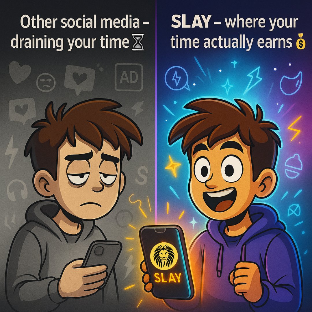 SLAY_Singhcoin's tweet image. Other apps waste your time 
 
SLAY pays you for it 

Post. Earn. Repeat. 

#SlayTheApp #PostEarnRepeat #Web3 #GenZ
