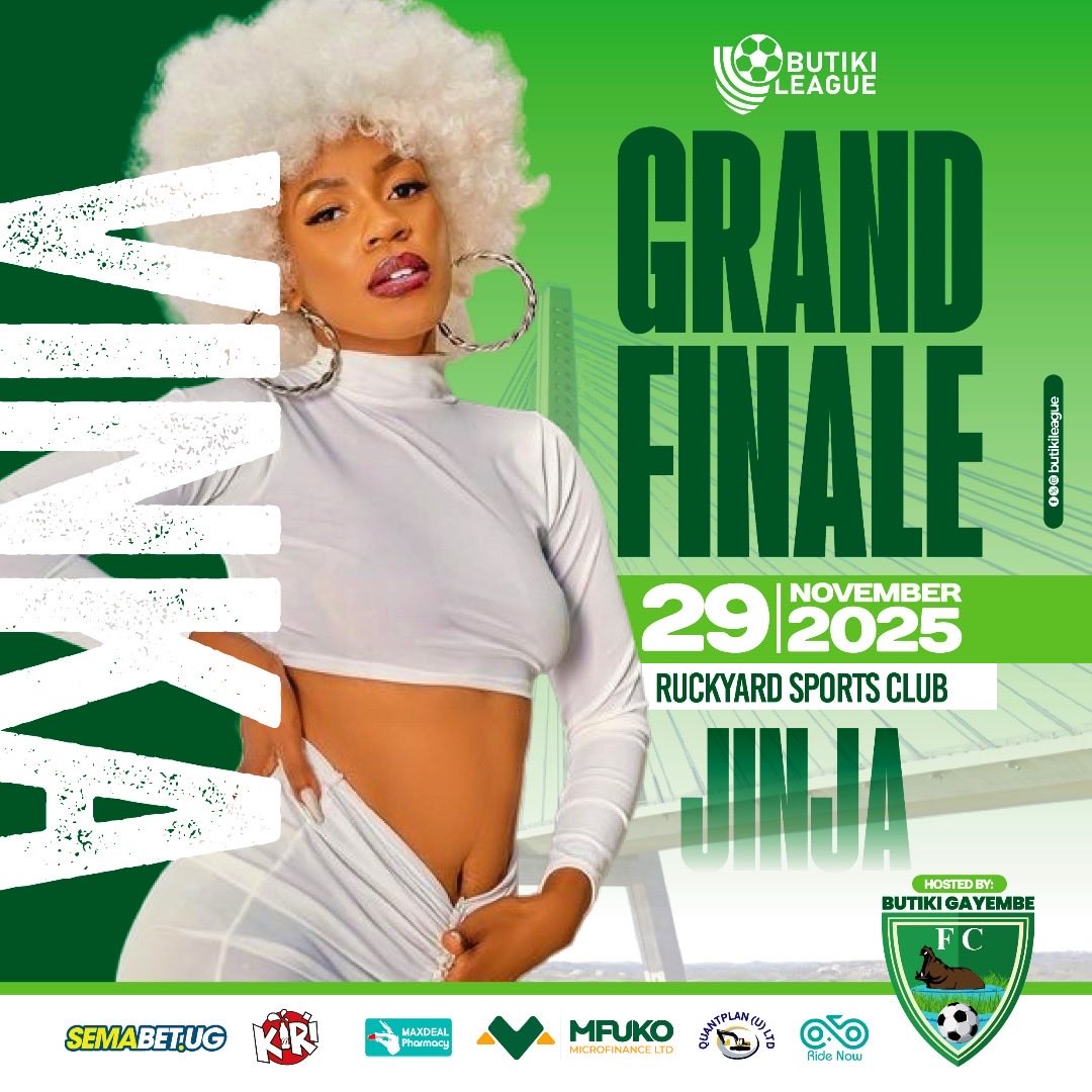 Butiki_League's tweet photo. First on the #BLSVFinale Variety Night line up, the boss Manjah, @IamVinka 🔥
She’s bringing the fire, energy and vibe to Jinja. You already know it’s going to be a movie that you can’t miss!
Presented to you by @gayembefc https://t.co/cn8gpO5knR