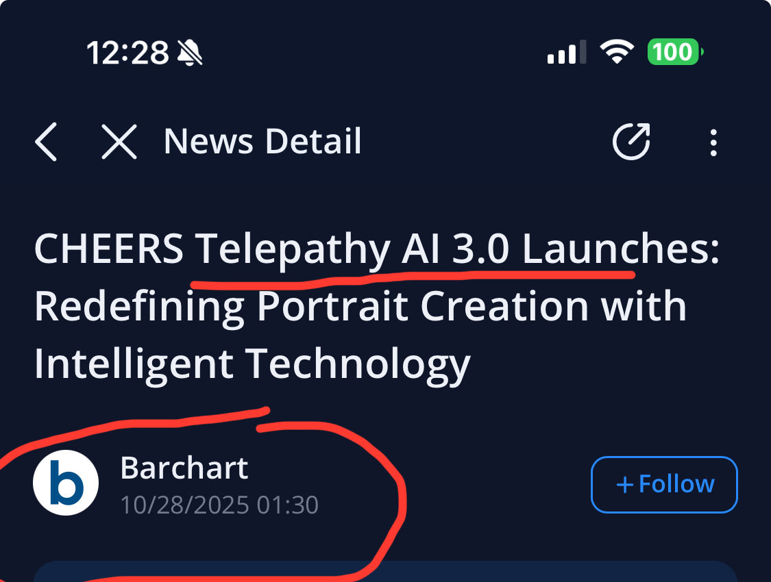 Will they ever find #CHR? A Chinese $AI stock 

$8.41 net cash per share vs .12 stock price

Legit the next $ffie $nuai $atch type runner .13 to $1+ 

<a href="/MoonMarket_/">Moon Market</a> <a href="/greatstockpicks/">Zalmy</a> <a href="/iHessa_xx/">H E S S A👸</a> <a href="/ARNRAY777/">STOCK HunTeR</a> <a href="/mikalche/">Stockwits Acade〽️y</a> <a href="/TyroneLopez_/">The Bankruptcy King 👑</a> <a href="/boogeymantradez/">Boogeyman Trades</a> <a href="/MasterBJones/">Trader Brian Jones</a> <a href="/TheFUmoneyclub/">Official F.U Money Club</a>