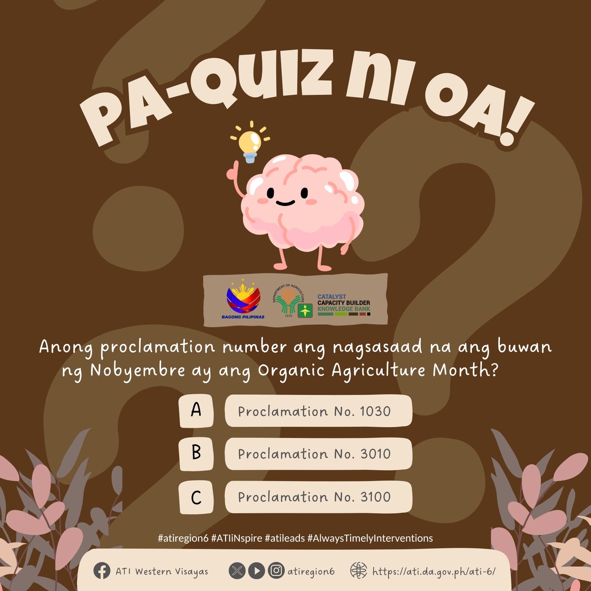 atiregion6's tweet photo. Hulaan n'yo na sa comment section!
#atiregion6 #ATIiNspire #atileads #AlwaysTimelyInterventions #bagongpilipinas #parasamasaganangbagongpilipinas https://t.co/2ma7x9qOmx
