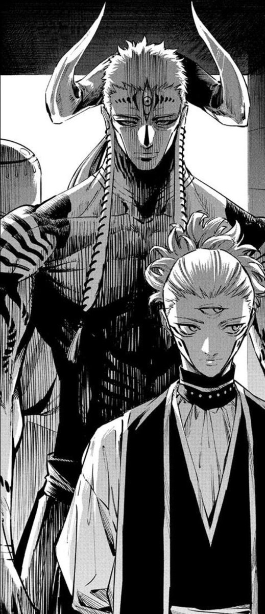 FNoproblem's tweet image. It’s so fuckin funny that Dabura isn’t even trying to be menacing here he’s just always like that 😭 #jjkmodulo