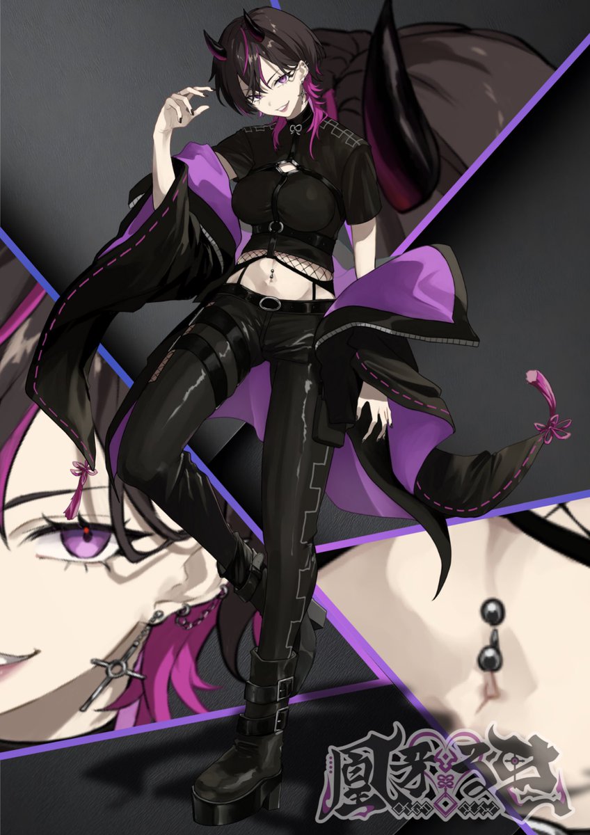 凰牙るき👁💜3Dモデル制作決定！ tweet media