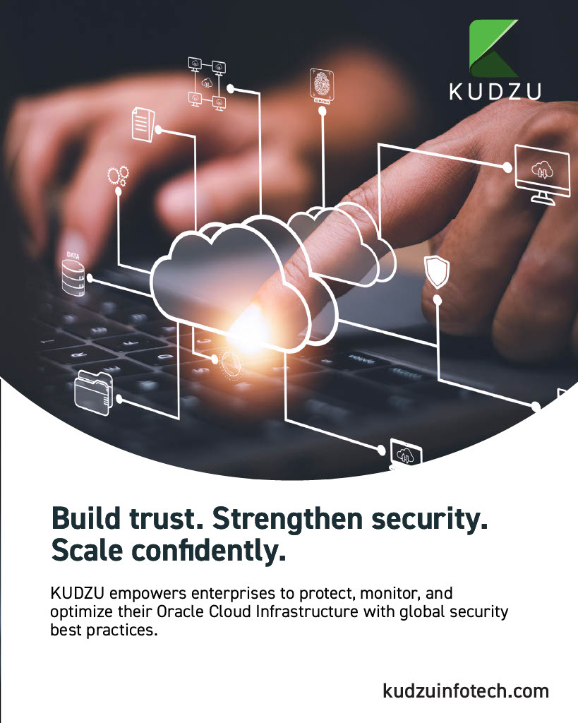 kudzu_infotech's tweet image. With Oracle Cloud Infrastructure and Kudzu’s zero-trust, encrypted, and fully monitored security framework, you can protect data, stay compliant, and scale with confidence—without fear holding you back.

#KudzuInfotech #OracleCloud