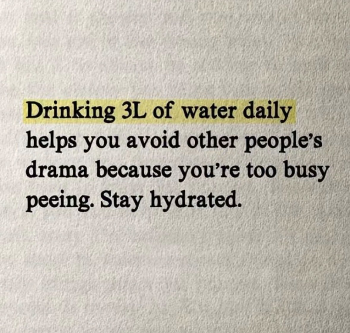 حكمة اليوم .. 
Stay Hydrated