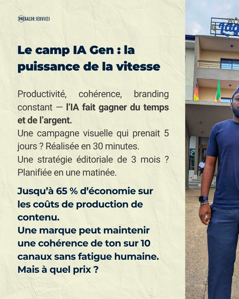 baldrservices_'s tweet image. L’IA crée plus vite que jamais ⚙️
Mais le vrai défi, c’est de ne pas effacer l’humain derrière l’écran.
IA = performance
Humain = émotion
👉 Le futur du contenu sera 100 % conscient.
Bonne semaine à tous

#BaldrServices #IAGen #RealContent #MarketingDigital