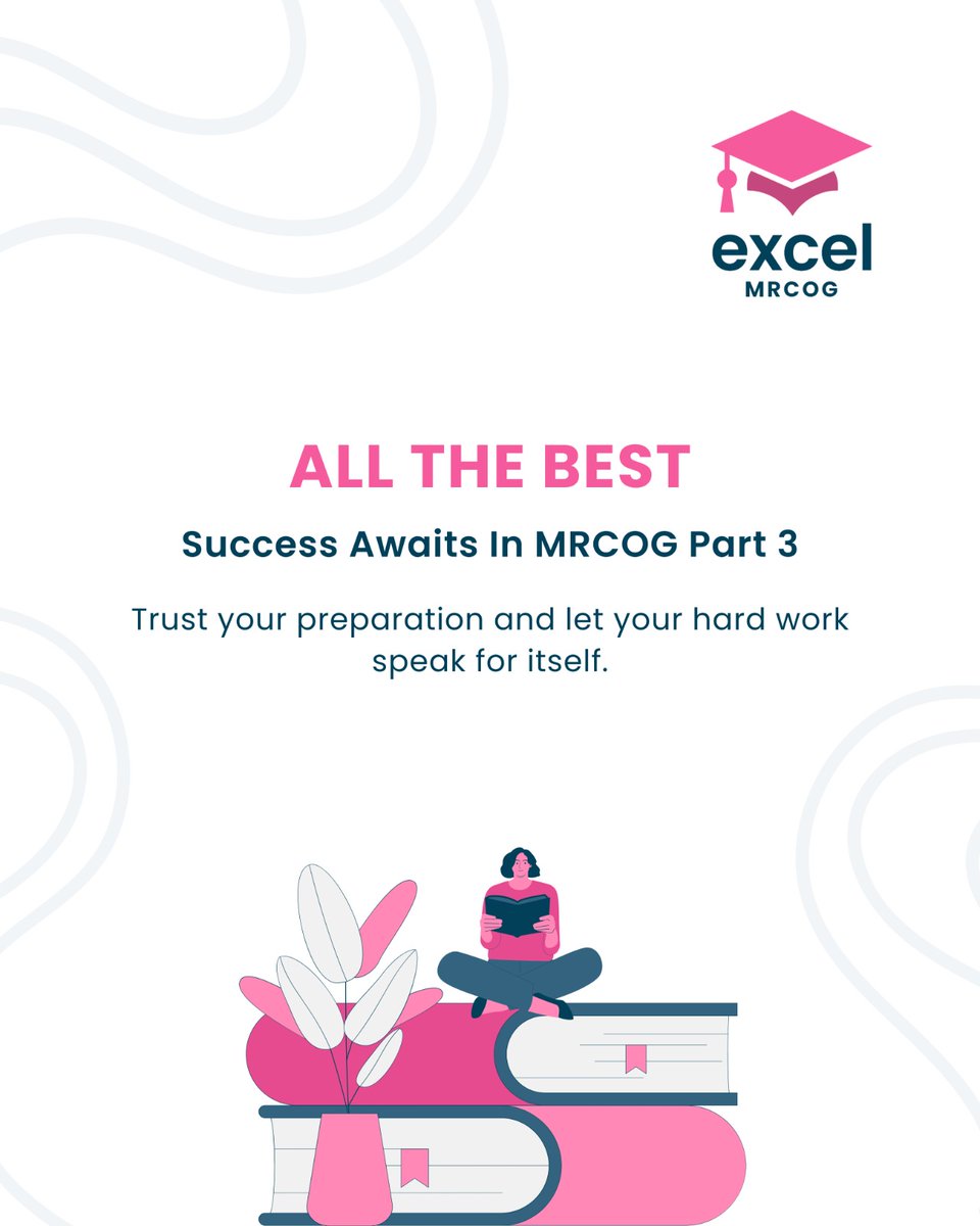 ExcelMRCOG's tweet image. Wishing all candidates the very best for the MRCOG Part 3 Exam Day!
No matter the outcome, remember that your hard work, dedication, and perseverance truly define your success. You’ve given your best — and that itself is an incredible achievement.