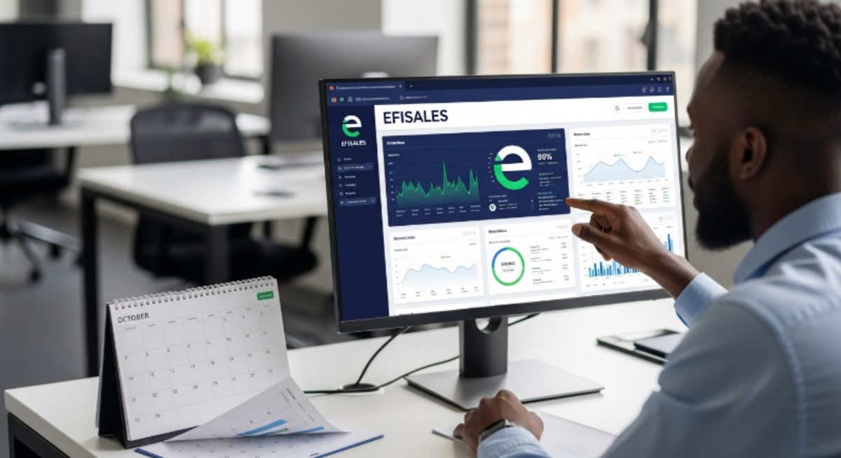 efisales's tweet image. *End-of-Month Panic? Not with Efisales.”

“Forget the spreadsheet chaos.
Efisales automates tracking, targets, and reports — so you hit goals before the deadline.”
#SalesAutomation #Q4Goals #Efisales*