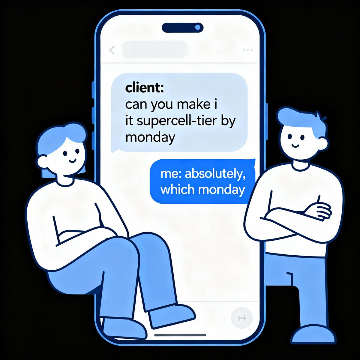 95% of clients are like... #clients #outsourcing #supercell #art #animations #meme