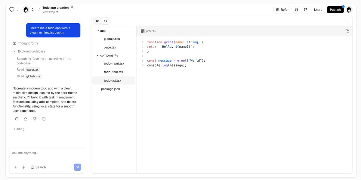 pawankumar2901's tweet image. Added example of coding platform and chat UI using the ai elements made with react-aria-components.

Aiming to release the library this week
#shadcn #reactaria #ui