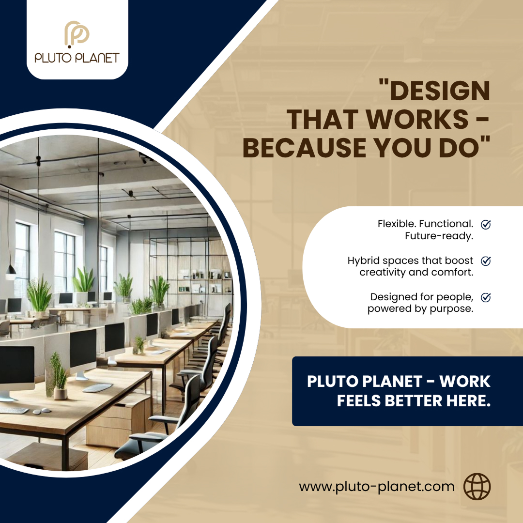 plutoplanetinc's tweet image. 🌿 Design That Works - Because You Do 💼

⮞ Flexible. Functional. Future-ready.
⮞ Hybrid spaces that boost creativity and comfort.

For more information!
Visit us: pluto-planet.com

#PlutoPlanet #WorkspaceDesign #SmartOffices #HybridWork #FutureReady #CreativeSpaces