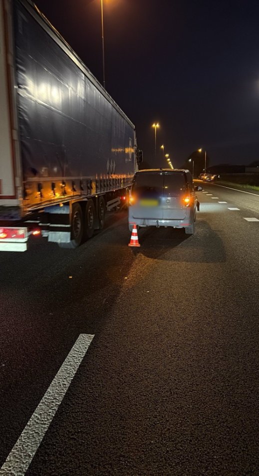 Ongeval bij Noordeloos op de A27