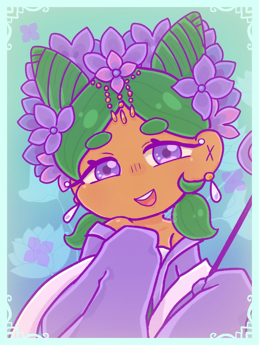 KaeHia's tweet photo. My art acc kinda useless tbh but anyways WIFEEEE 💜💜💜
#cookierunovenbreak #cookierunfanart #hydrangeacookie https://t.co/qRG7A36wic