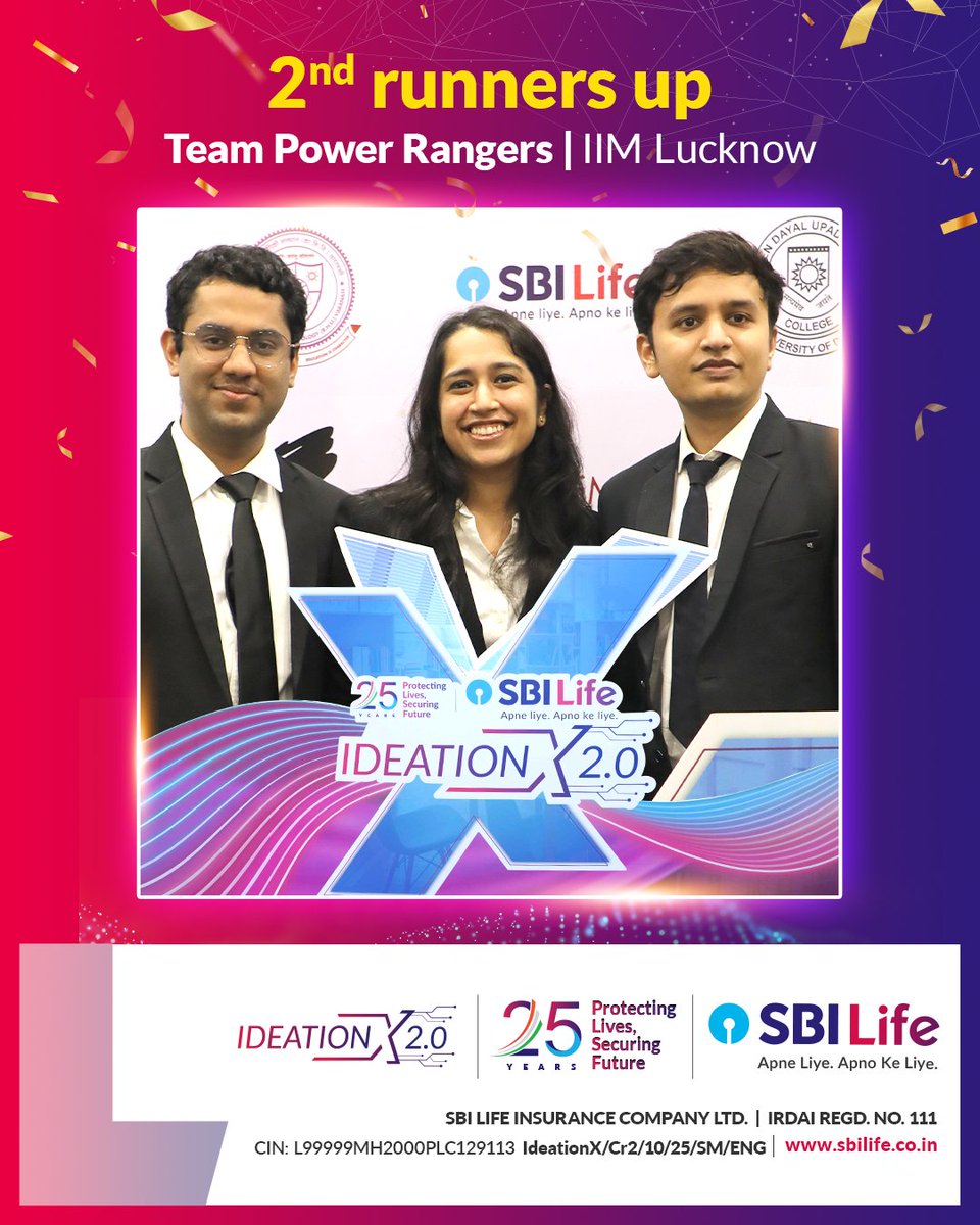 From sparks of imagination to fully formed solutions, this season has celebrated innovation in its purest form. The final champions are here, meet the winners of IdeationX 2.0.

[IdeationX 2.0, SBI Life, Apne Liye Apno Ke Liye]