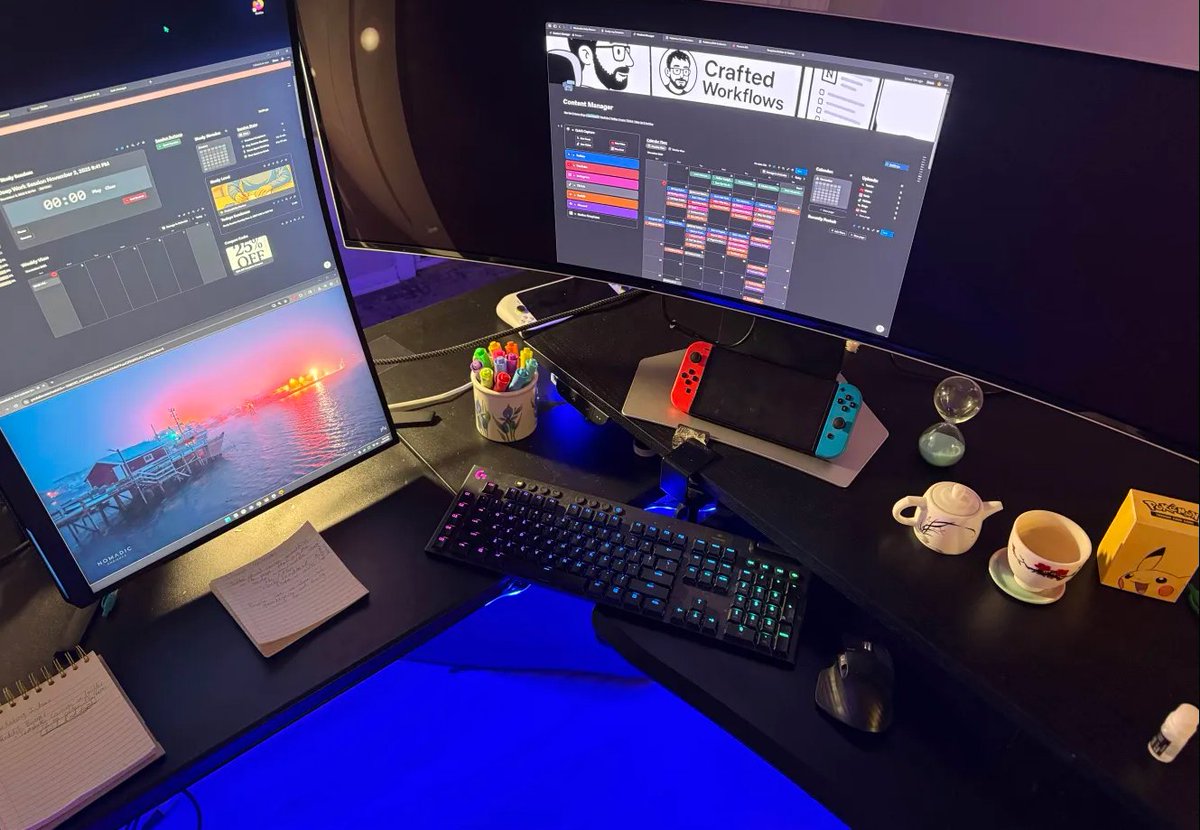 CraftedWorkflow's tweet image. Gearing up for a late building session.  Gonna finish this Content Manager Template I&apos;ve been working on.

Anyone else on the grind tonight?