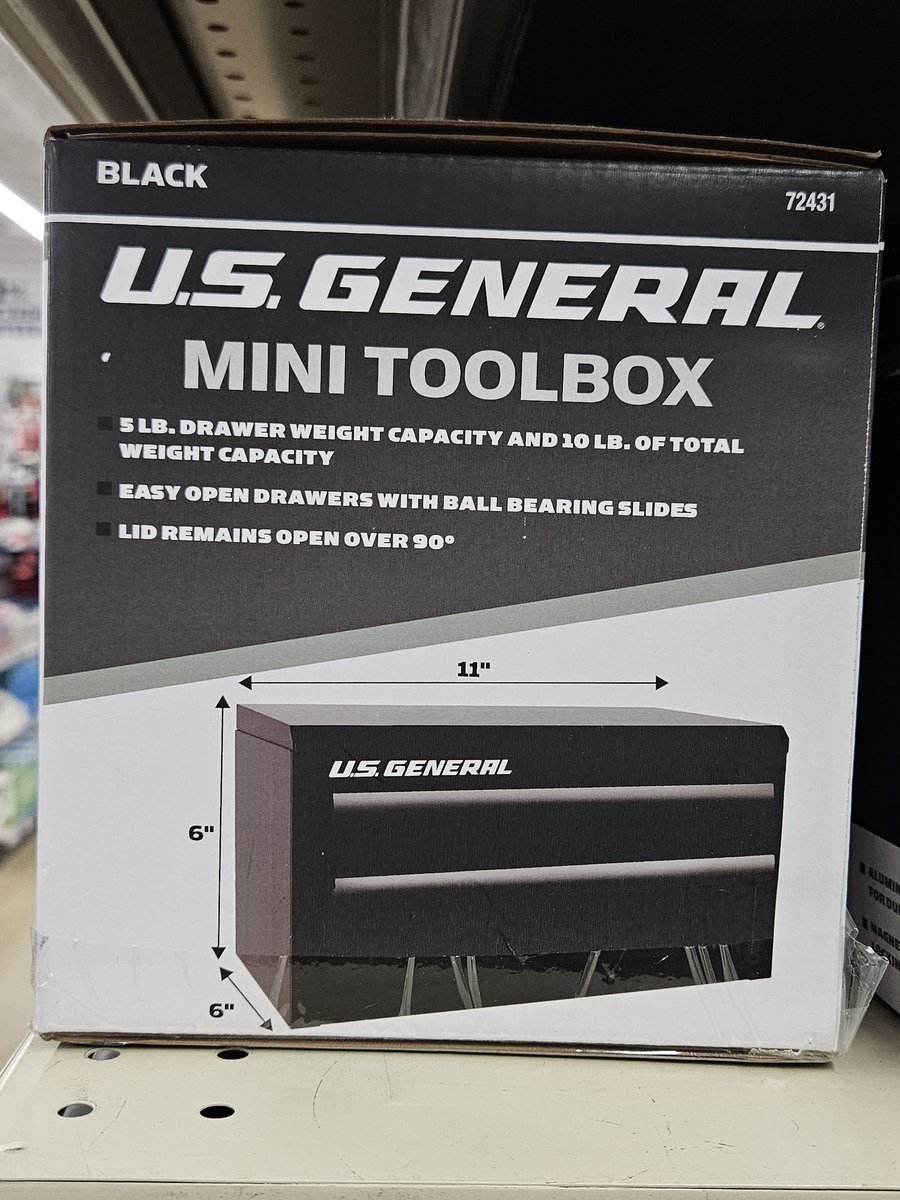 killerkatlin's tweet image. Found mini toolboxes at Harbor Freight.
