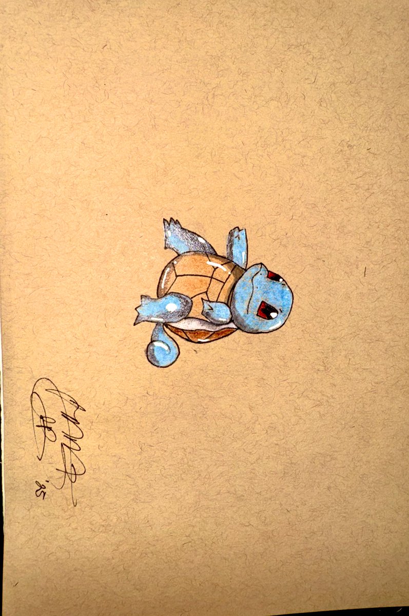 JMRVI's tweet photo. #Squirtle i know it ain’t perfect but it ain’t bad. https://t.co/ka1nOOAzUB
