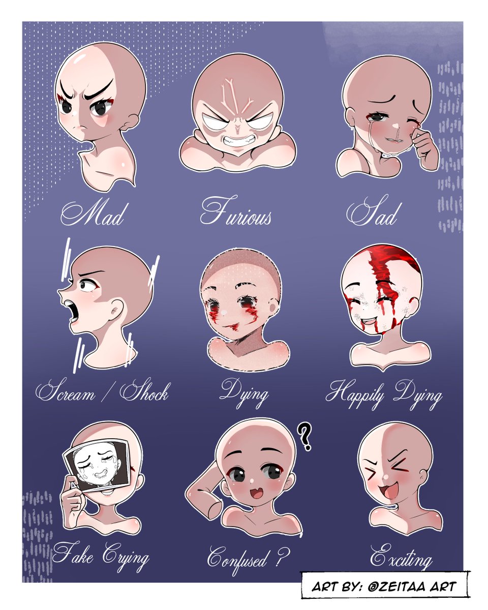 ZeitaaArt's tweet image. Hey everyone!
Let me draw your OC using these expressions I just made, xixi~
I’ll be drawing 2 OCs in total — One that I’ll pick myself, and another through a raffle!

To join:
• Follow +Like +RT
• Comment your OC + the expressions you want

Commissions are also open — $10 Each