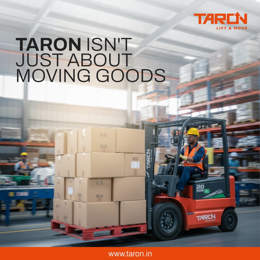 taronmheindia's tweet image. Move beyond just moving goods. TARON is focused on transforming operations by offering all-day power and an improved operator experience. It’s more than just a lift and move solution; it&apos;s a change in how things get done.

#TARON #OperationsTransformation #ImprovedExperience