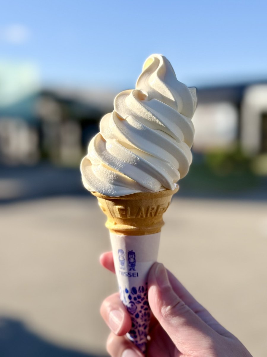 旦那牛乳のソフトクリーム🍦