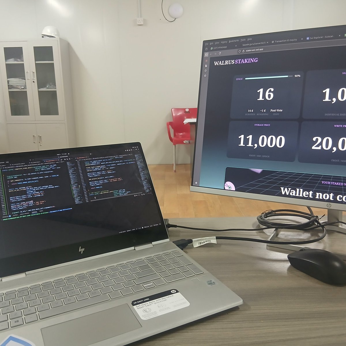 GM TL, 
The day is bright...kinda, my supervisor isn't around so I stole his monitor, let's get to work 😂