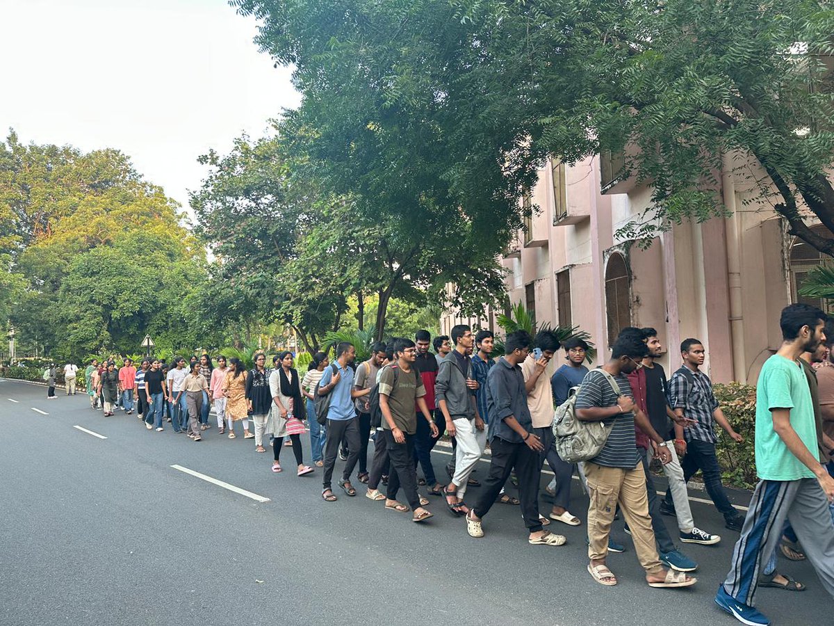 NIT Warangal commemorated the 150th birth anniversary of the Iron Man of India, Sardar Vallabhbhai Patel, by observing #RashtriyaEktaDiwas on 31/10/2025 #nitwarangal #nitw <a href="/EduMinOfIndia/">Ministry of Education</a>