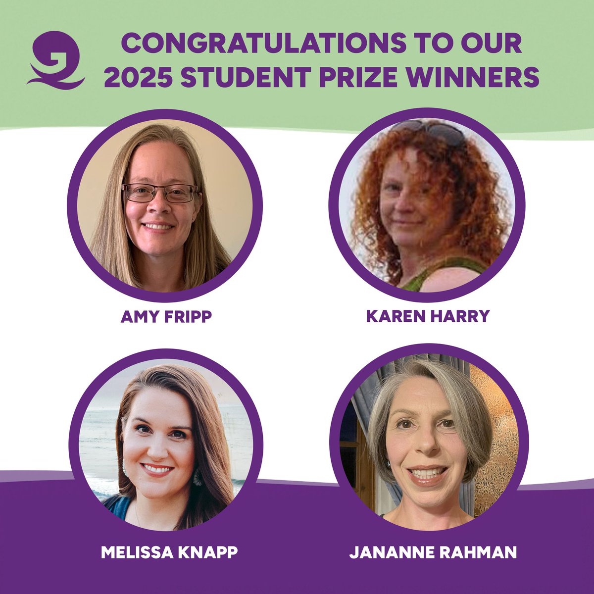 Recap! Congratulations to our 2025 Student Prize Winners: Amy Fripp, Karen Harry, Melissa Knapp and Jananne Rahman. The prize winner, nominated by the University of Limerick will be announced in December. #genealogy #familyhistory