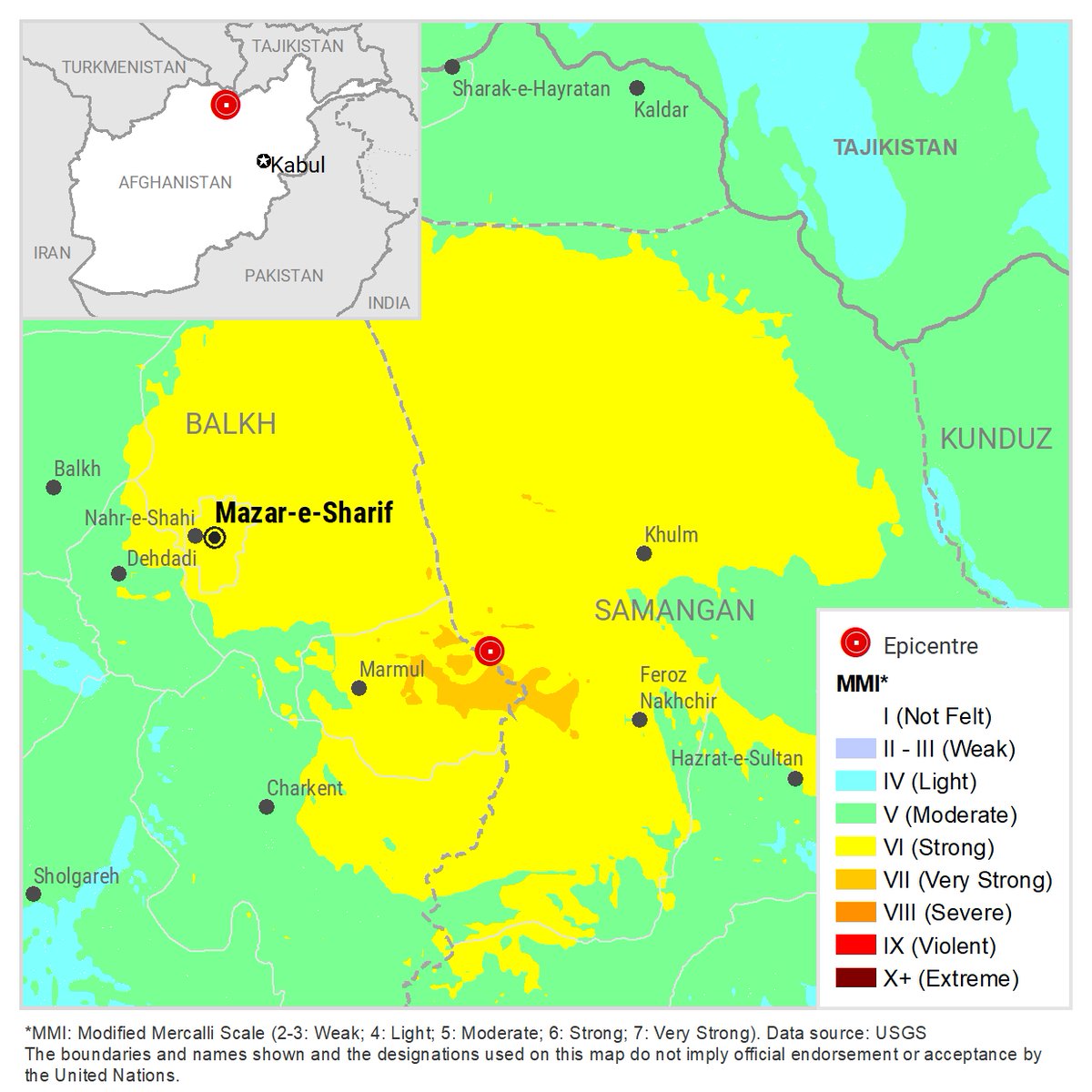 🚨A powerful 6.3 magnitude #earthquake struck northern Afghanistan around 1am Monday. Preliminary reports indicate 17 people have been killed &amp; over 150 injured — numbers may rise.

<a href="/UNOCHA/">UN Humanitarian</a> &amp; humanitarian partners are deploying teams &amp; initiating immediate relief efforts.