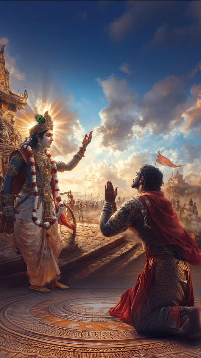 Jindadil_Gupta's tweet photo. श्री कृष्ण कहते हैं ——

अपना धर्म निभाओ,
क्योंकि वक्त सबको परखेगा,
पर जीत उसी की होगी जो सत्य के मार्ग पर रहेगा। https://t.co/zKe9AN4hJI
