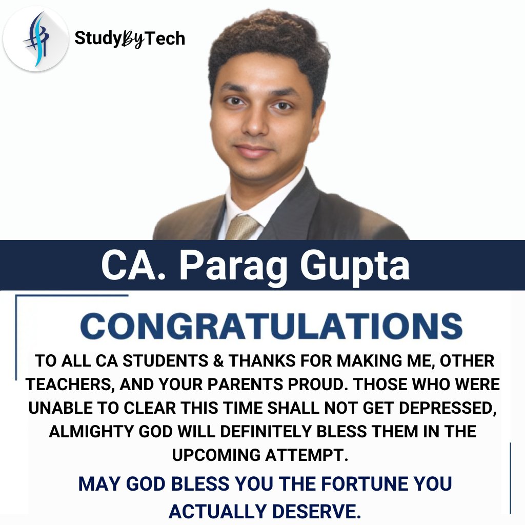 StudyByTech's tweet image. 🏆 Proud of every student who showed up, studied hard, and gave their best. Results don’t define you—resilience does. Reset today, rise tomorrow, and let’s target the upcoming attempt together. 🚀🙏 #castudents #caresults