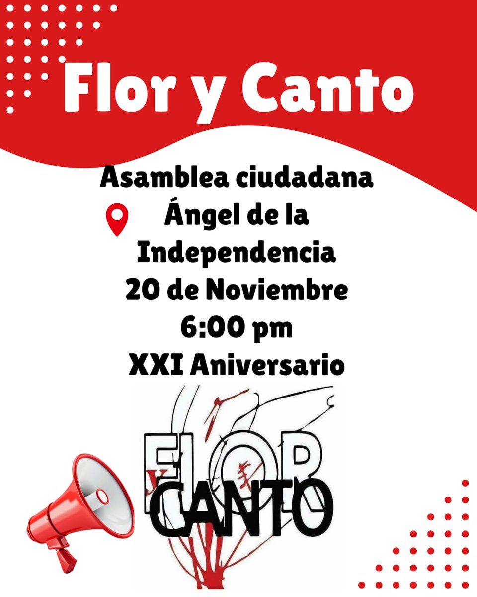 froylanyescas's tweet image. Amigas, amigos, queridos compañeros: nos vemos este jueves 20 de noviembre a las 6 pm en las escalinatas del Ángel de la Independencia.