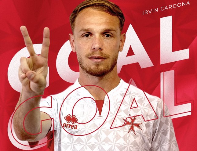 Deuxième but en six sélections pour Irvin Cardona 🇲🇹 avec Malte ! 

L’attaquant a marqué contre la Pologne 🇵🇱.