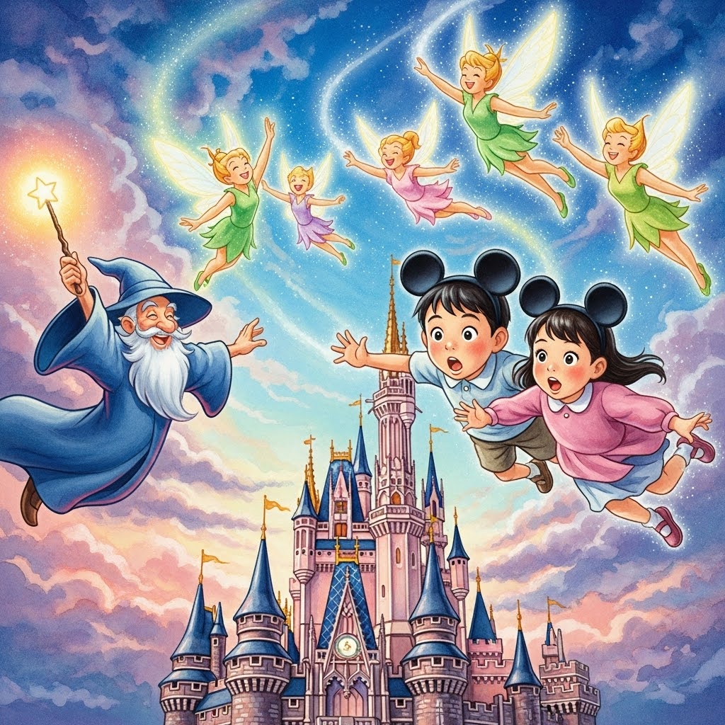 raito_energy's tweet photo. おはようございます⛅️
今日11月18日は「#ミッキーマウスの誕生日」です🏰
#11月18日 #ai画像 #水彩画 #mikeymouse #aiart #watercolor #watercolorpainting https://t.co/JE9LW8ngkF