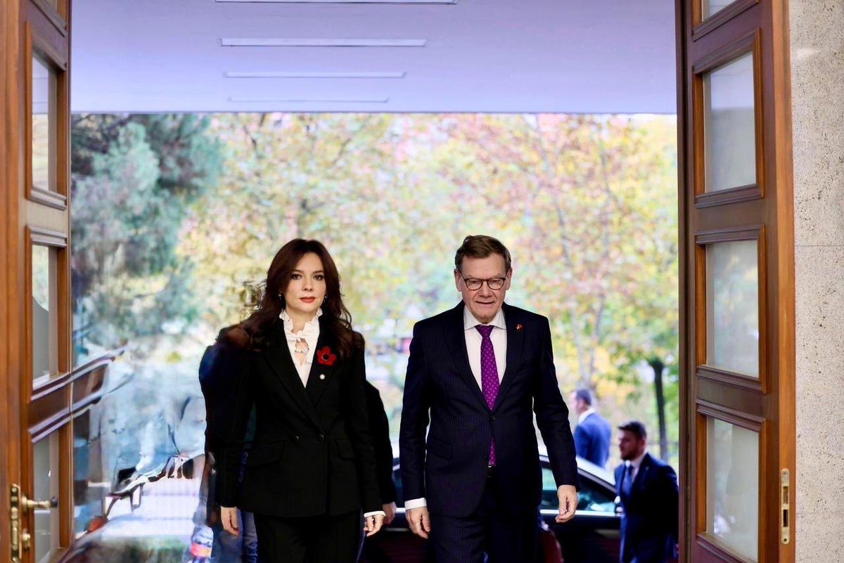 🇦🇱🇩🇪 Honoured friend and partner @AussenMinDe
Thank you for the clarity of thought and the strength of conviction with which Germany, our trusted friend, stands as a reliable pillar by the side of Albania and the Western Balkans.

At a time when words often lose their weight, we