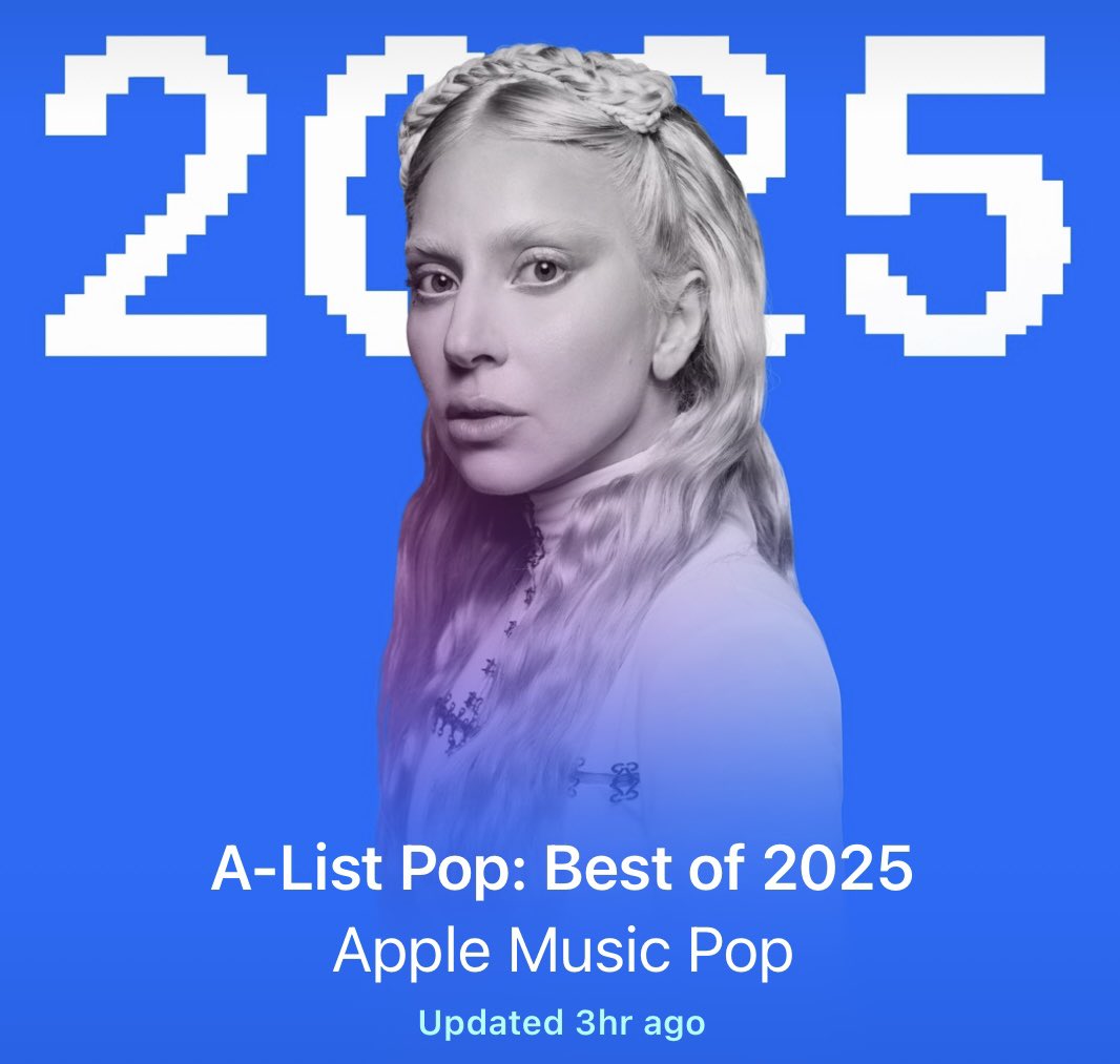 PopCrave's tweet image. Apple Music shares their 10 best pop songs of 2025.
