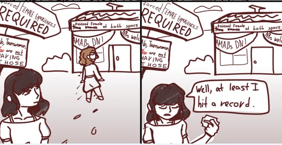 Lainofwired93's tweet image. This is what every &quot;inclusive&quot; feminist/queer humanities research department in academia looks like to me.