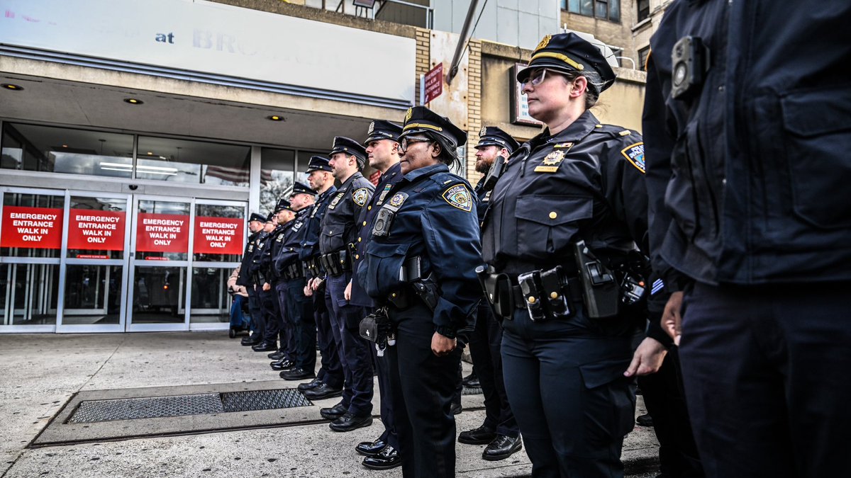 NYPDPC's tweet image. Today, we were once again reminded of what's at stake every time an NYPD officer puts on their uniform. Our officers never know what will be on the other side of a door, but whatever it is, they face it with an uncommon valor that defines this department.

This morning, Officer…