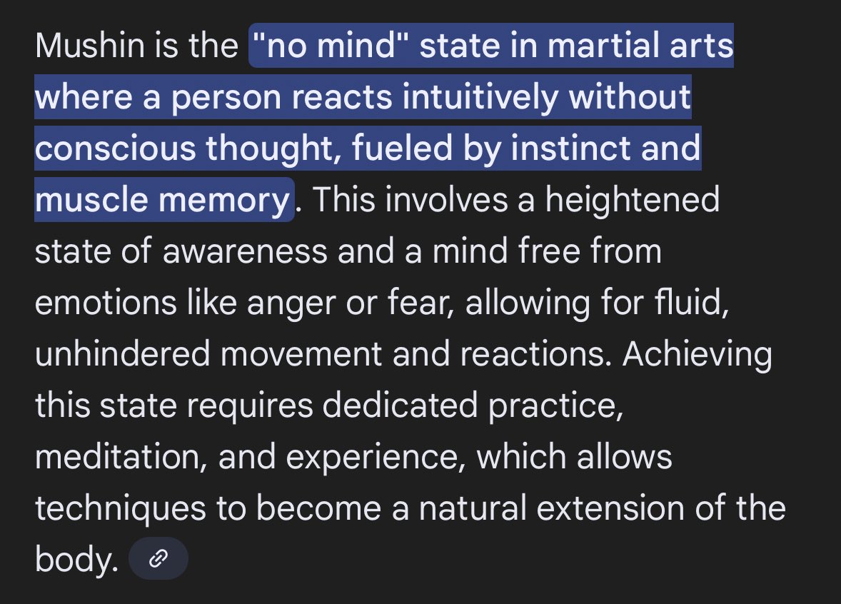 The goal of practice isn’t to remember the movements. 

It’s to forget them.